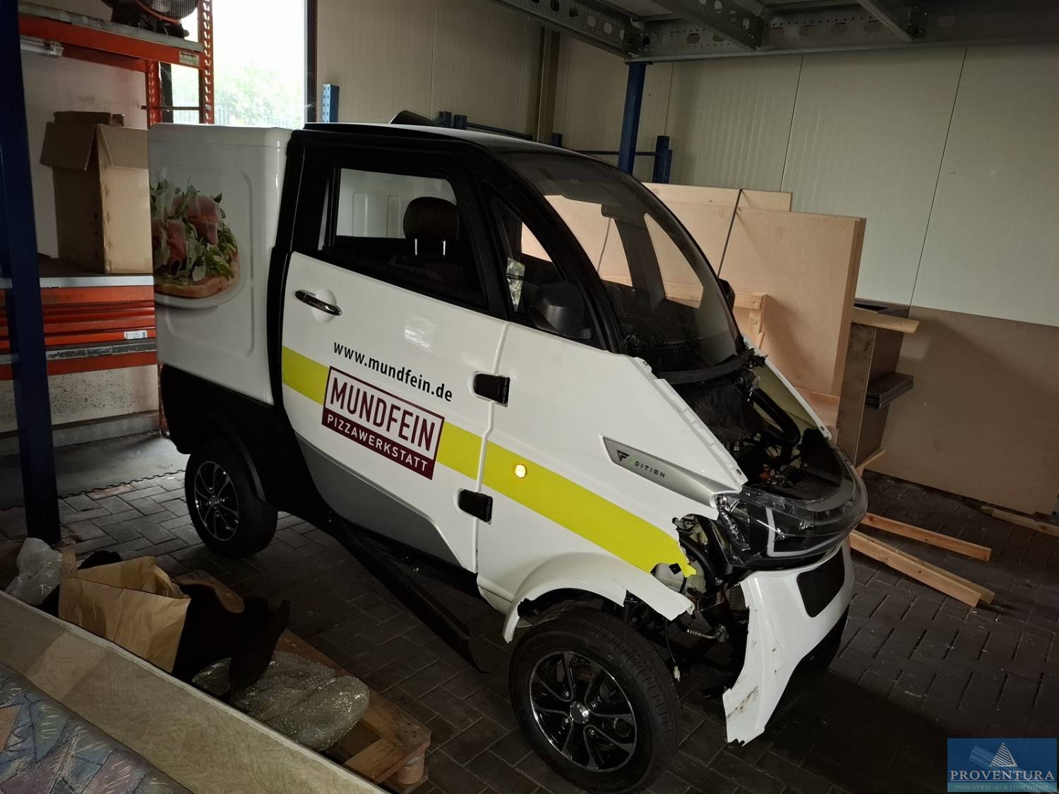 Insolvenzversteigerung Elektro-Transporter Lieferfahrzeug RUNHORSE J2-C Bj. 2023, 45 kmh