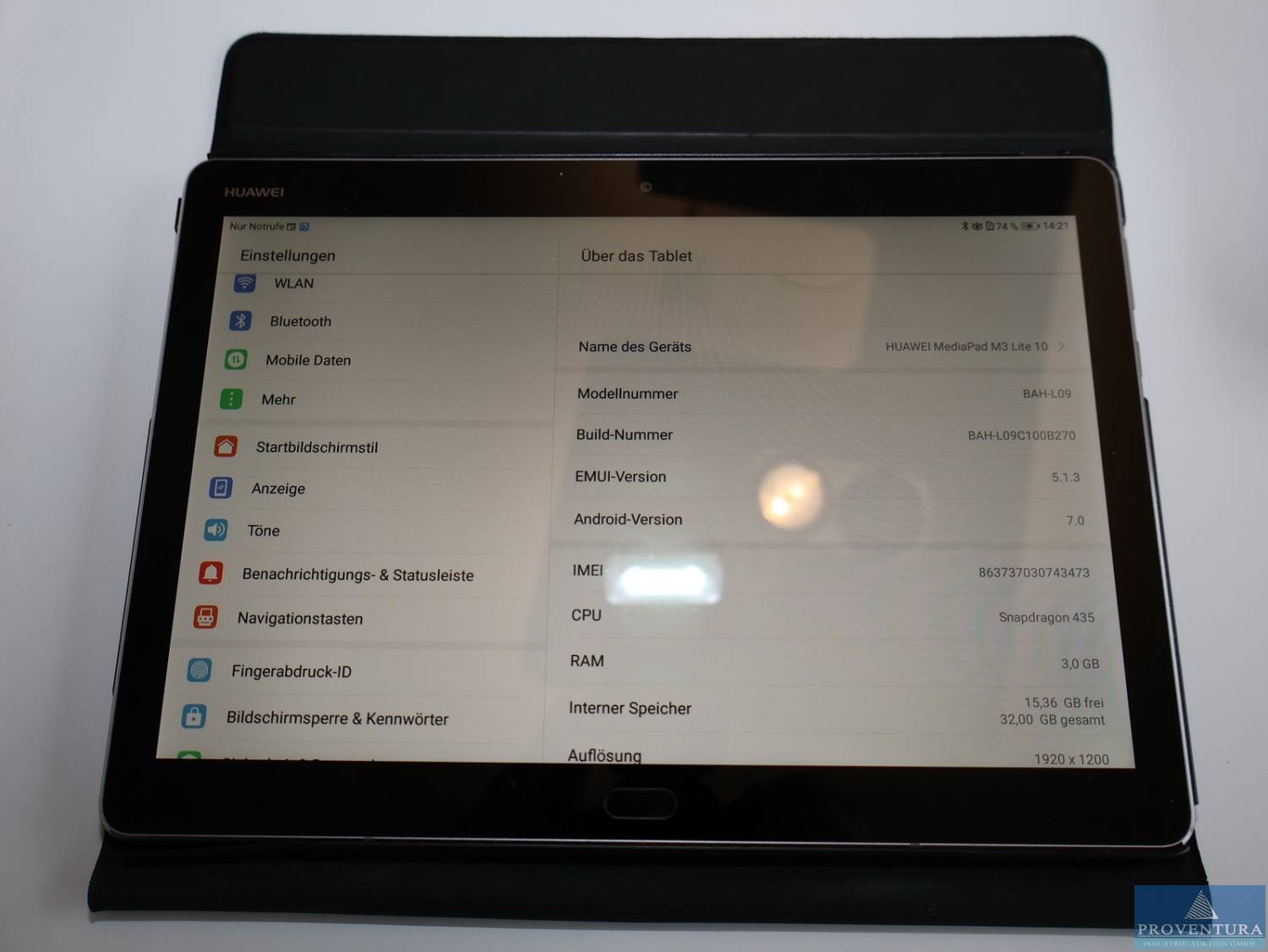 Insolvenzversteigerung Smartphones und Tablet SAMSUNG S20 FE, SAMSUNG A33 5G, Huawei Y5II, Tablet MedaiPad M3 Lite 10 etc.