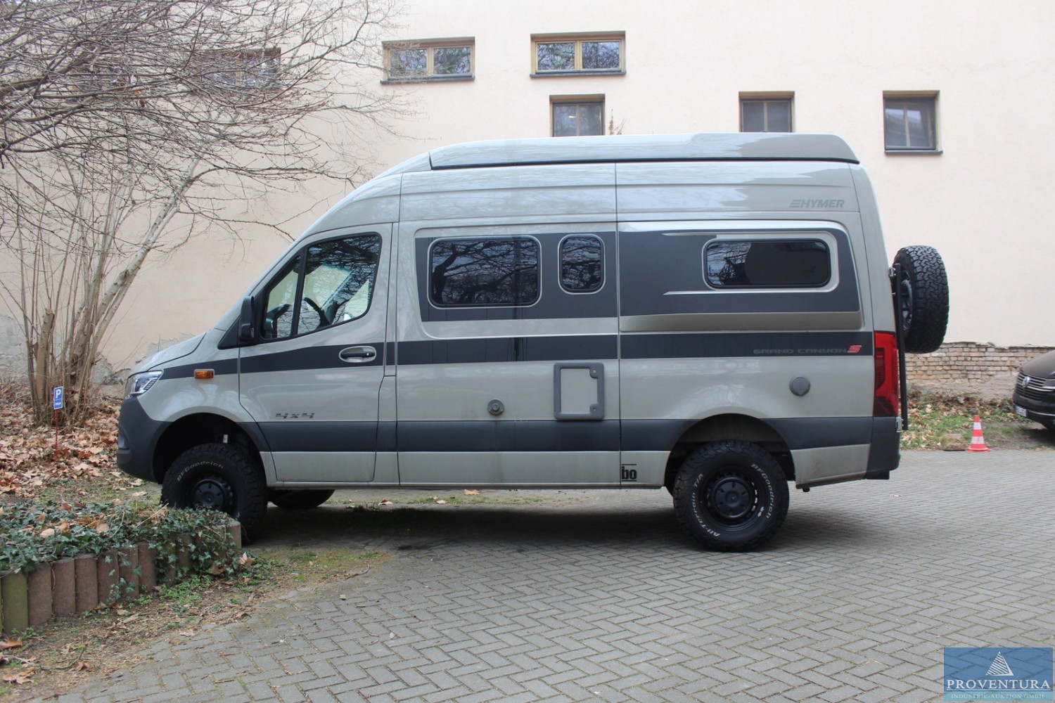 Insolvenzversteigerung Wohnmobil HYMER Grand Canyon S 4x4 auf MB Sprinter 319 EZ 2024 7.500 km