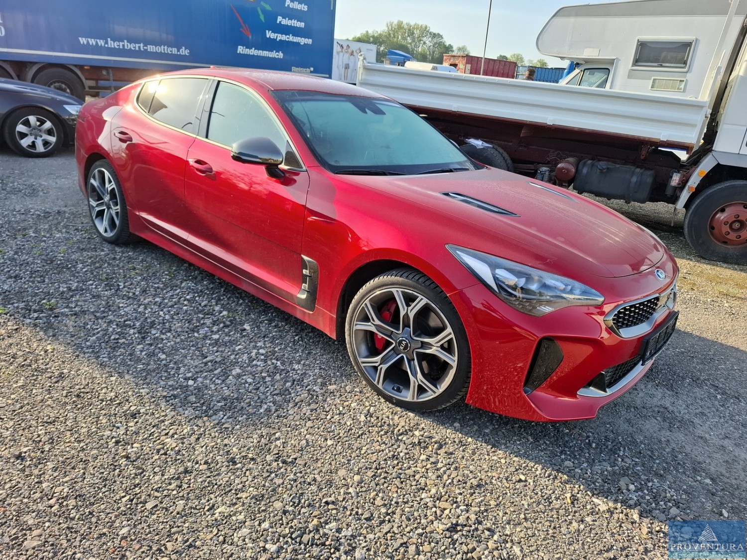 Aus Insolvenz KIA Stinger 3.3T-GDI V6 GT 4x4 Automatik 365 PS EZ 2019 45.000 km Leder Head-up Display Sitzkühlung