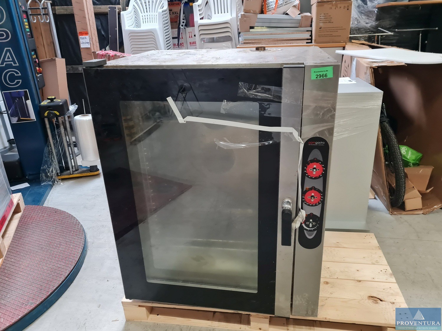 Gastroversteigerung aus Leasing: Kaffeevollautomat JURA GIGA X8, Ersatzteilträger Konvektomat GGM Gastro, Kippbratpfanne MKN Elektro, Kochkesselanlage MKN