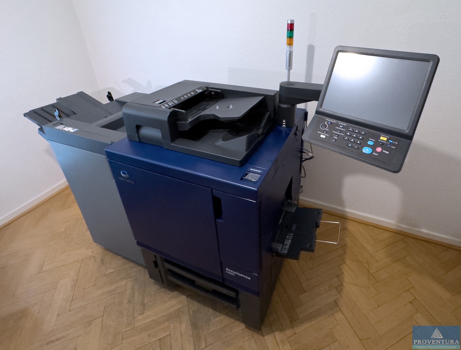 Versteigerung wegen Neuanschaffung: Digital-Produktionsdrucksystem KONICA MINOLTA Accurio Press C4065, angeschafft 2023 für € 25.000,- netto