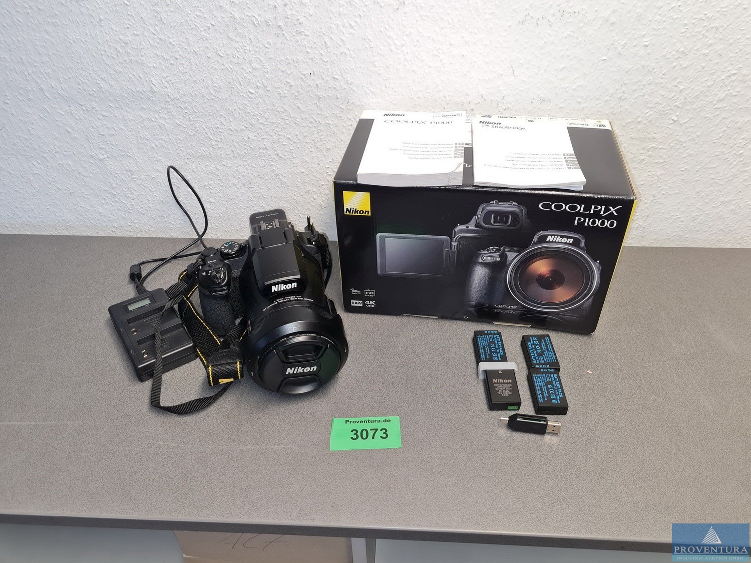 Aus Leasing: Digitale Kompaktkamera NIKON Coolpix P1000 angeschafft 05.2024