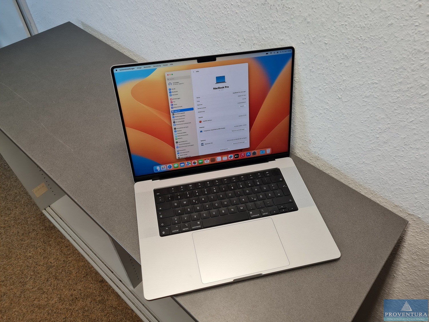 Aus Insolvenz: Notebook APPLE MacBook Pro 16
