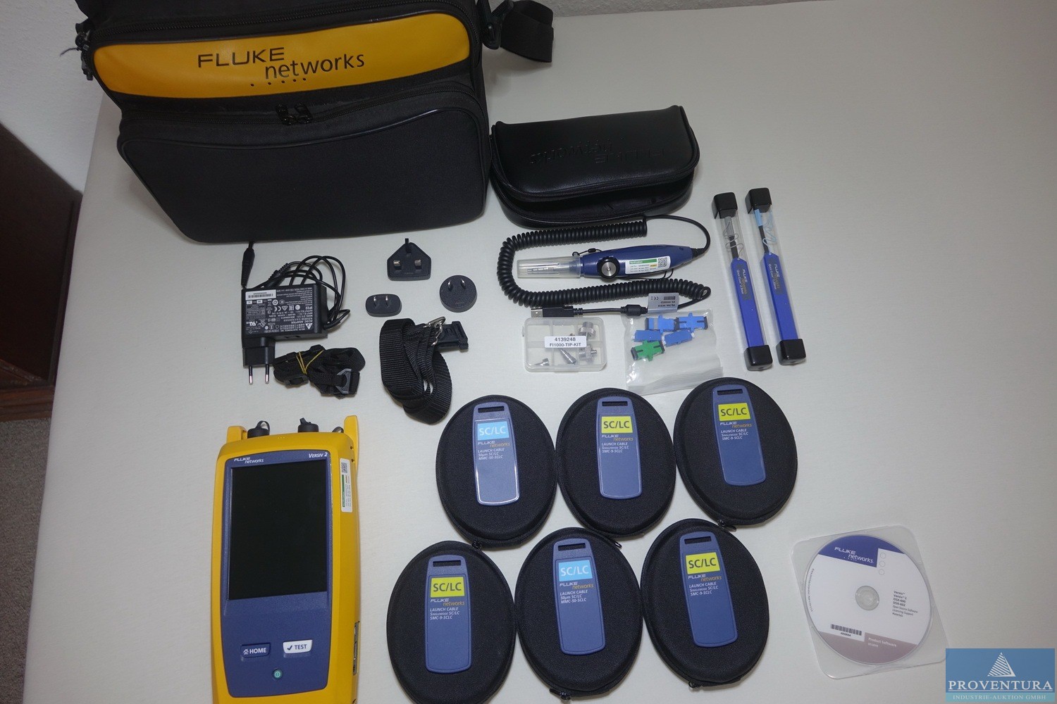 Aus Insolvenz: Messgerät FLUKE OptiFiber Pro QuadInspektion OTDR V2