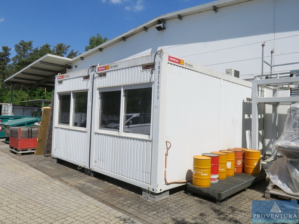 Versteigerung: Doppel-Bürocontaineranlage ca. 20 Fuß