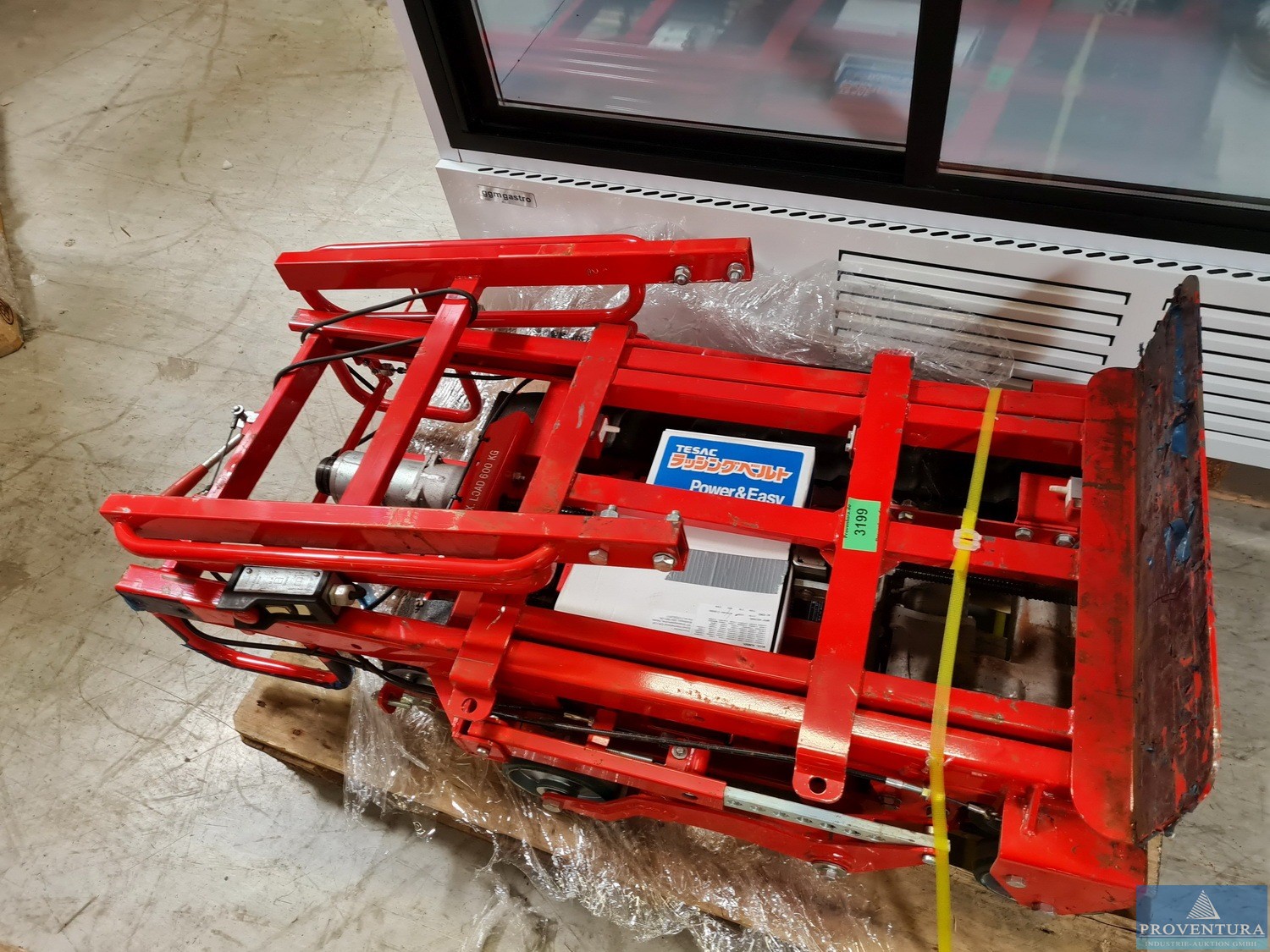 Aus Leasing: Schwerlast-Raupen-Treppensteiger ERGO CU606SF elektrisch TK 600 kg angeschafft 11.2021 für ca. 8.650 €