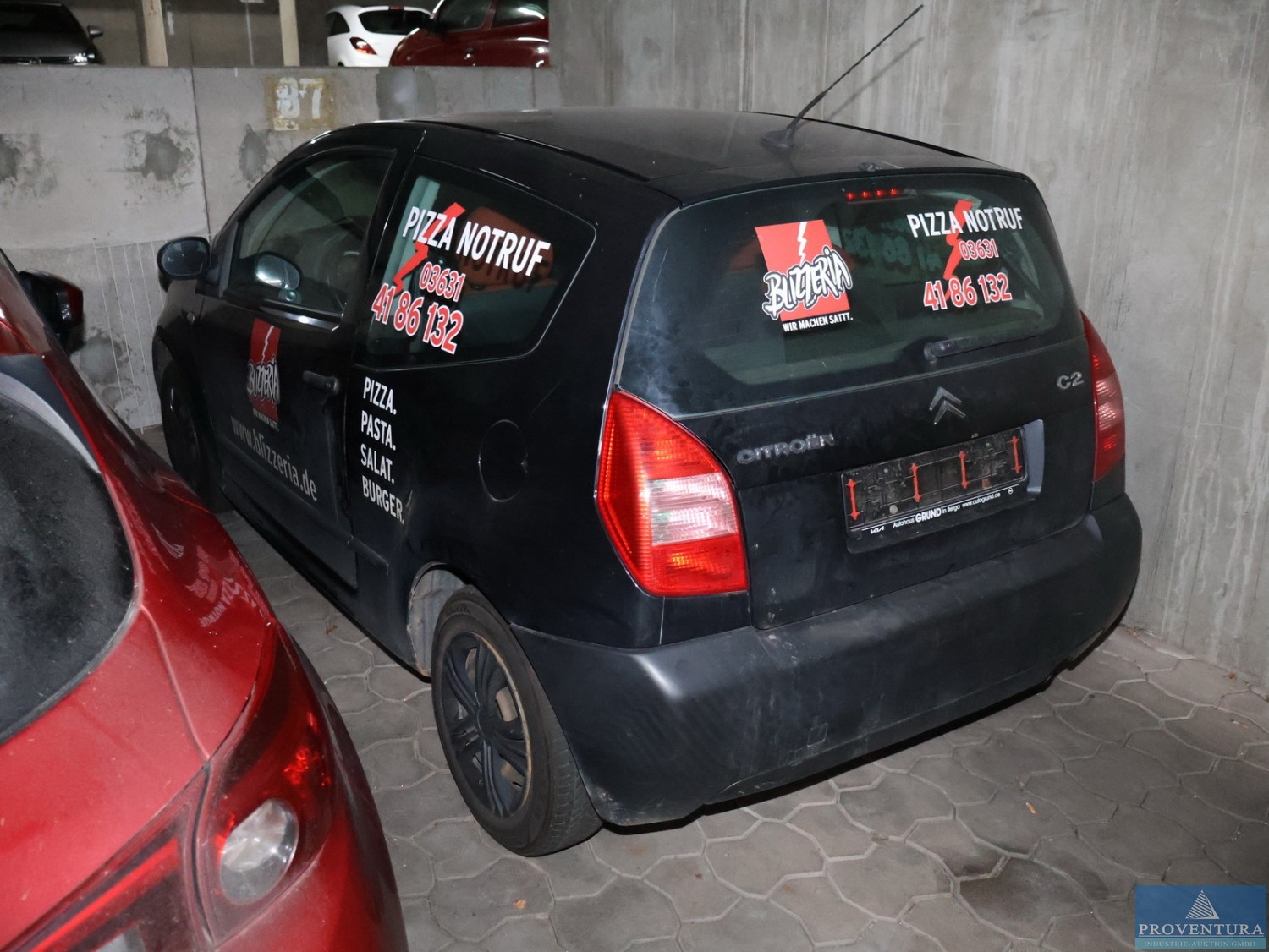 Aus Insolvenz: CITROEN C2 1.4, EZ 2004, 163.000 km, Startrpreis € 150,- netto
