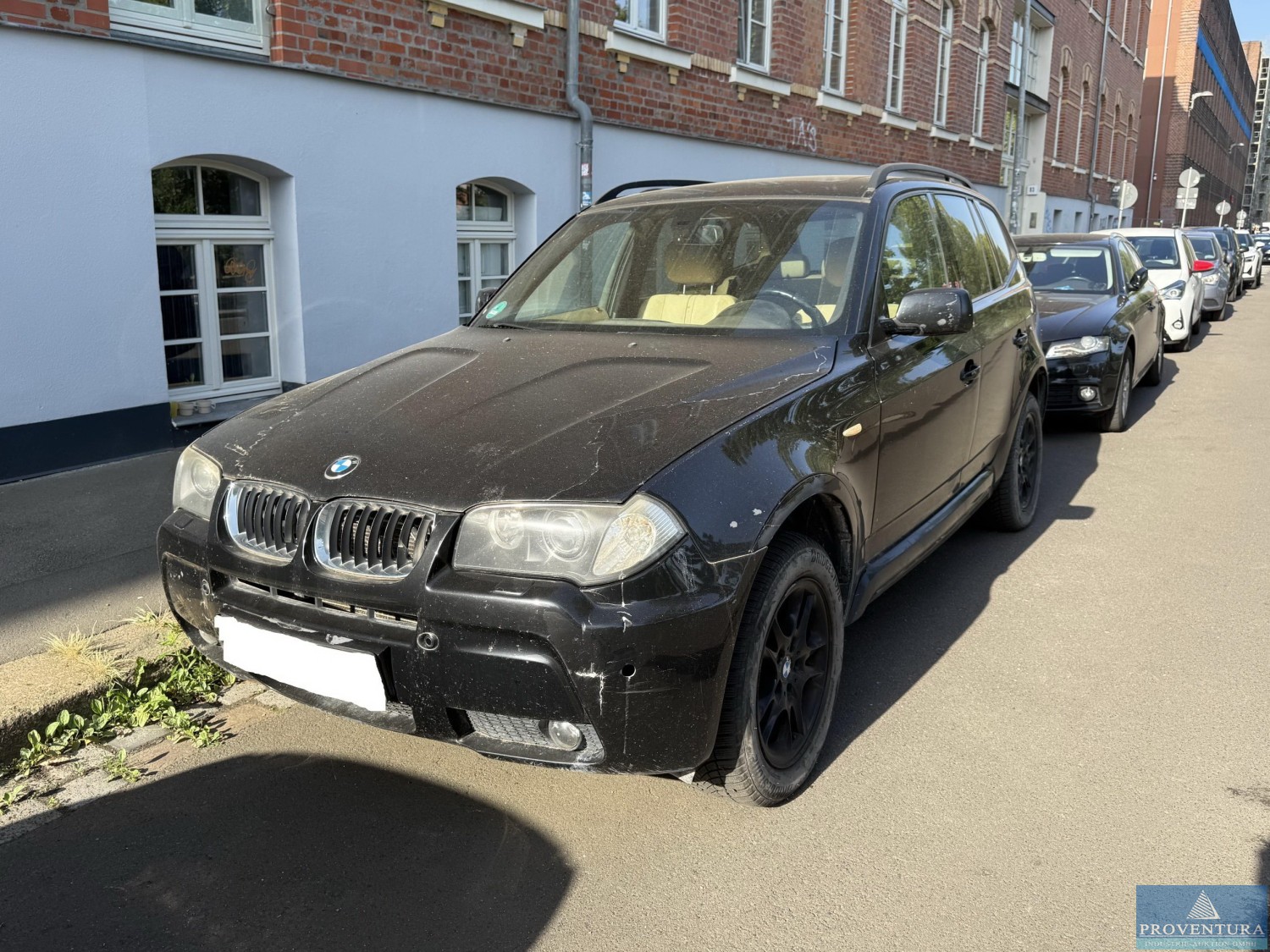 Versteigerung aus Baufirma: BMW X3 3.0d xDrive Automatik, Leder, AHK, M-Paket, EZ 2006, 379.000 km, Startpreis € 1.000,-