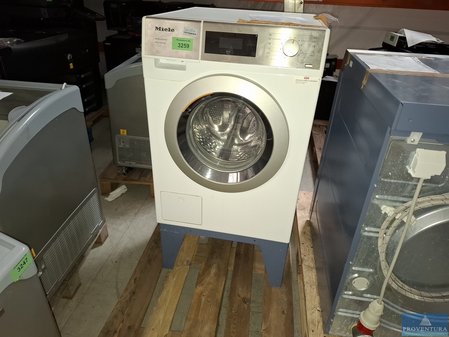 Aus Leasing: 4x MIELE Mopp-Waschmaschine Baujahr 2019 - 2020, 1x Haubenspülmasschine MEIKO DV80.2 Bj. 2015