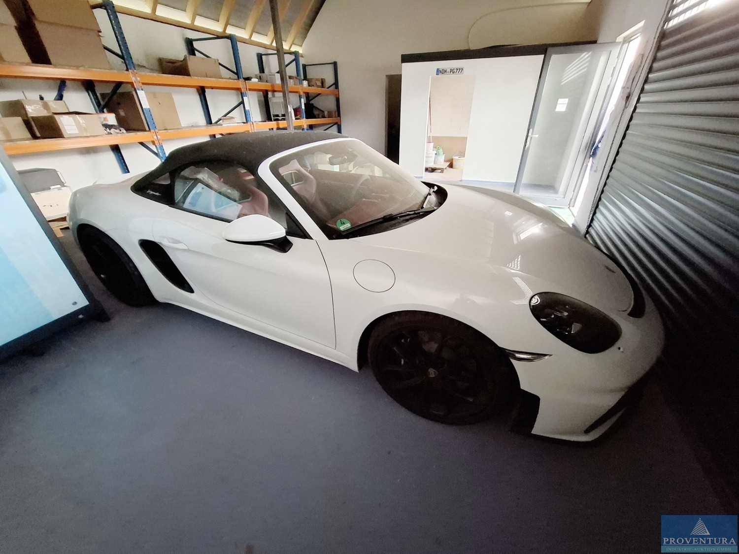 aus Insolvenz PORSCHE 718 Spyder Cabrio EZ 2019 12.000 km - kurze Laufzeit −