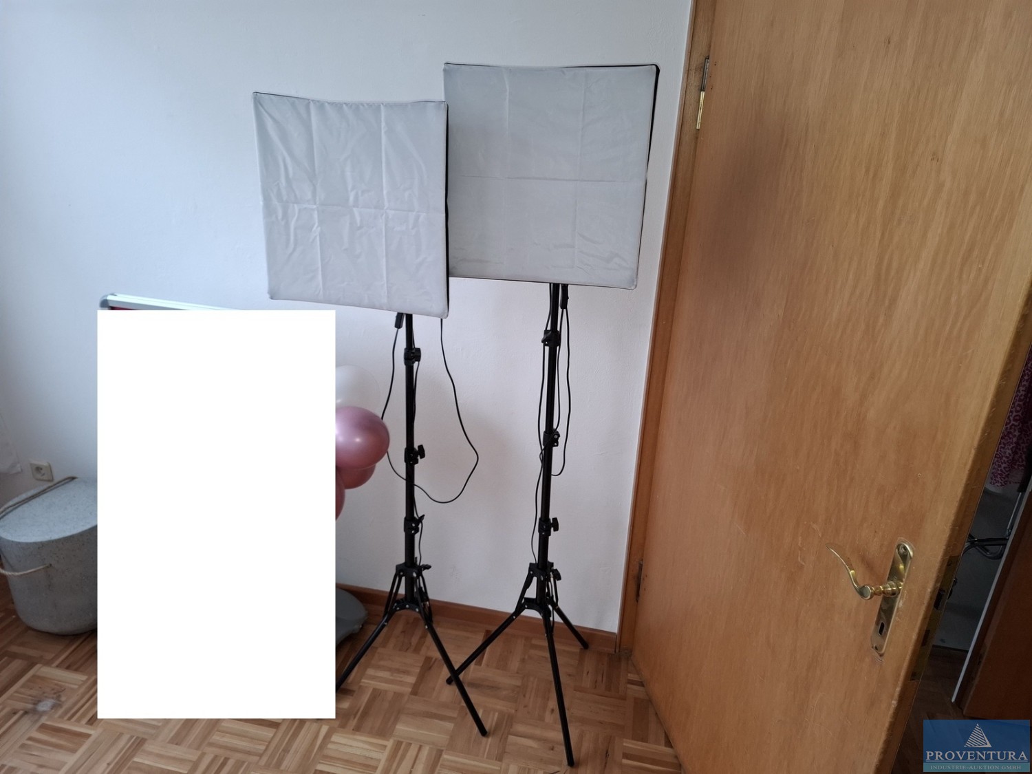 aus Insolvenz Softboxes, Schnurlostelefon, Kaffeemaschine