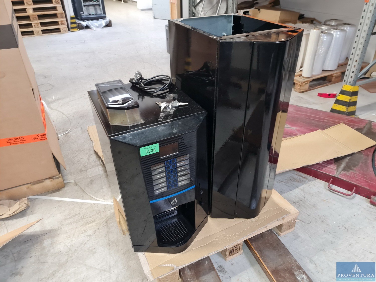 Nachverkauf Gastroversteigerung aus Leasing: Kaffeefiltervollautomat MELITTA Cafina XT6, CARIMALI Plus S, Haubenspülmasschine MIELE Proffessional PG8172