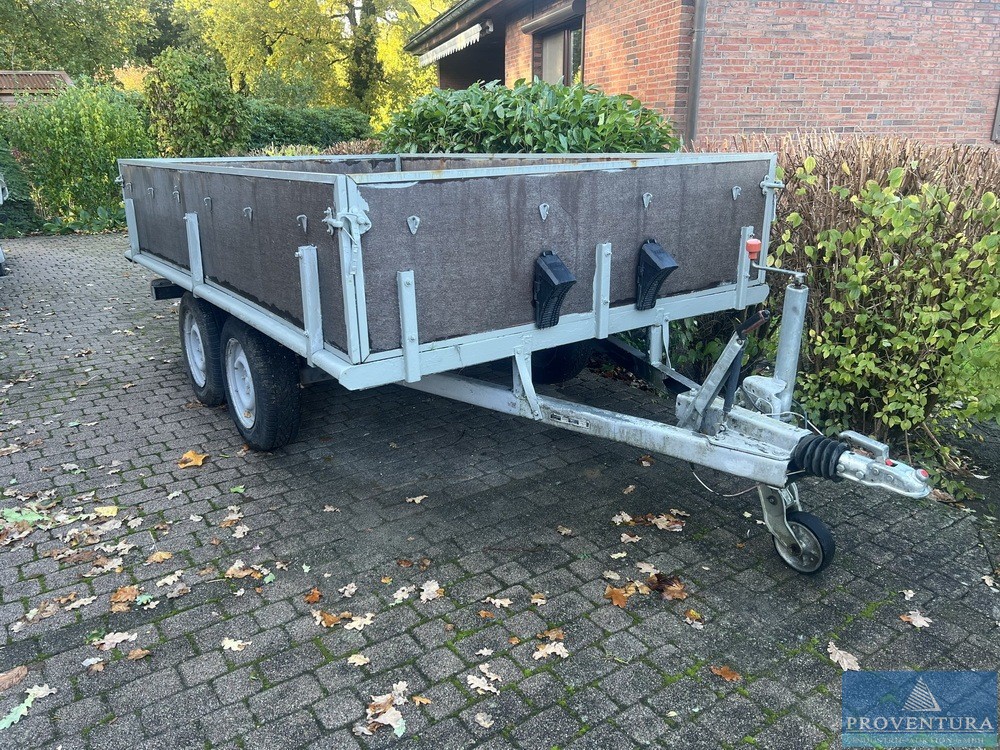 Aus Insolvenz: Pkw-Anhänger THONAK EZ 2019, 2.000 kg, 1 Posten Baumaterial