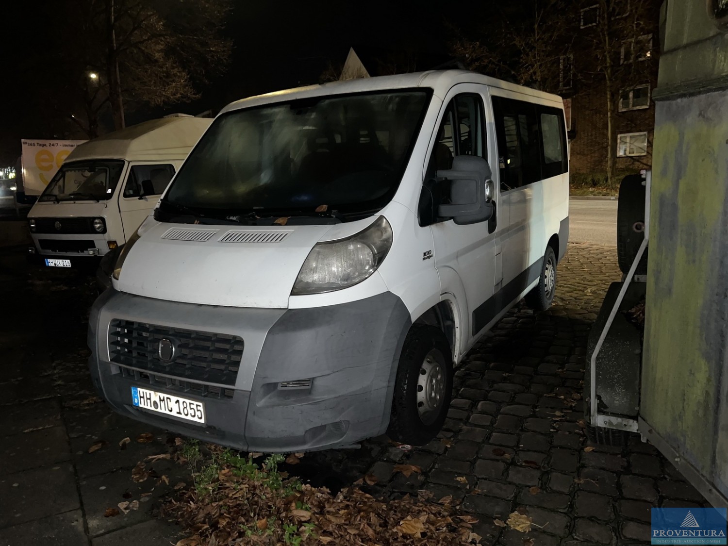 Aus Insolvenz: Transporter FIAT Ducato 250L MultiJet 2.2D EZ 2012, 1 Posten Baumaterial