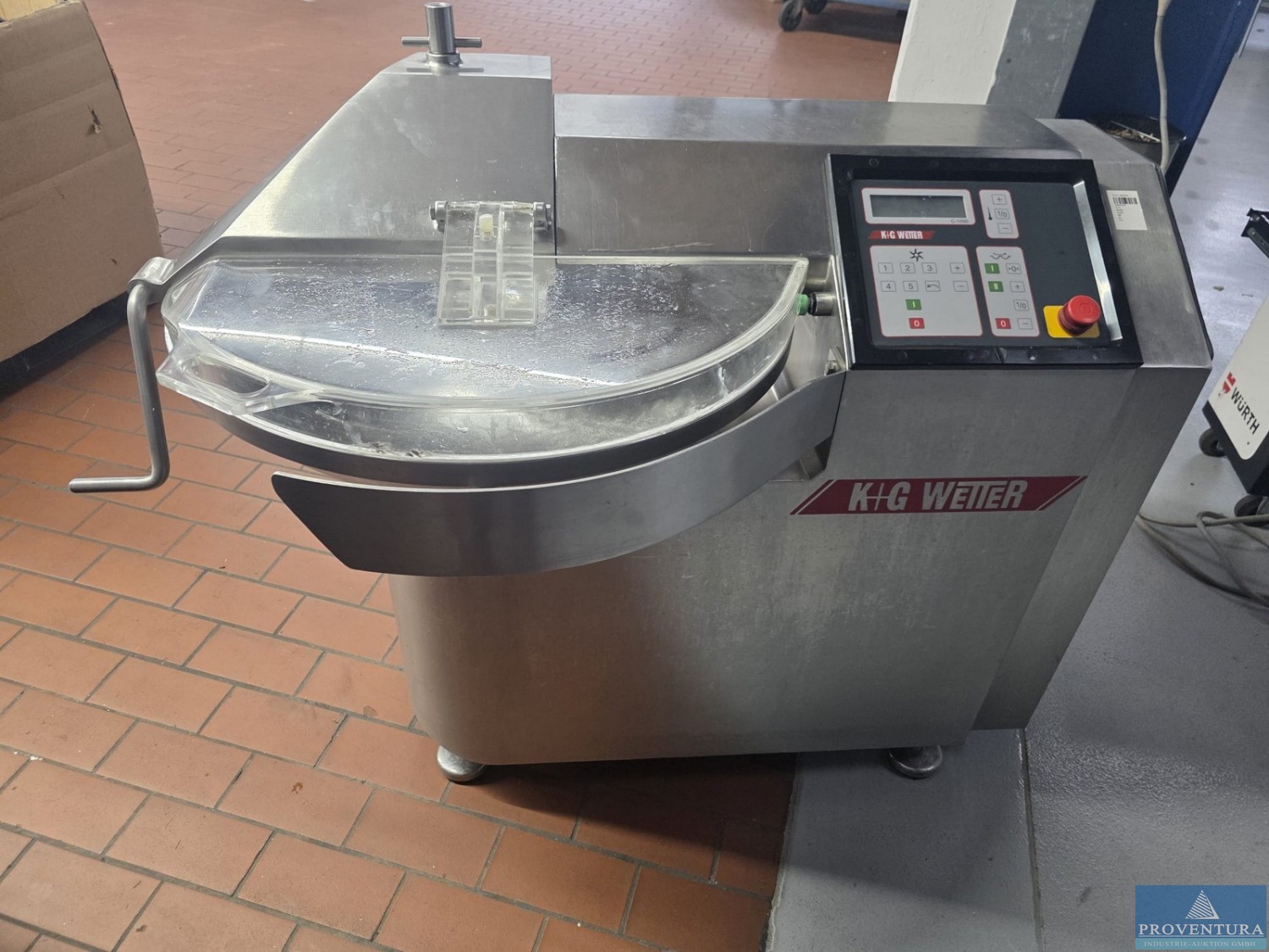 Versteigerung aus Metzgerei 116 Pos. u.a. Kutter K+G WETTER 45 l, div. Kochkessel, Heißtheke, Aufschnittmaschinen, Arbeitstische, Pökelinjektoren, etc. – 97437 Hassfurt bei Schweinfurt – 06.01.2026 – 09:00:00 – Feedzy