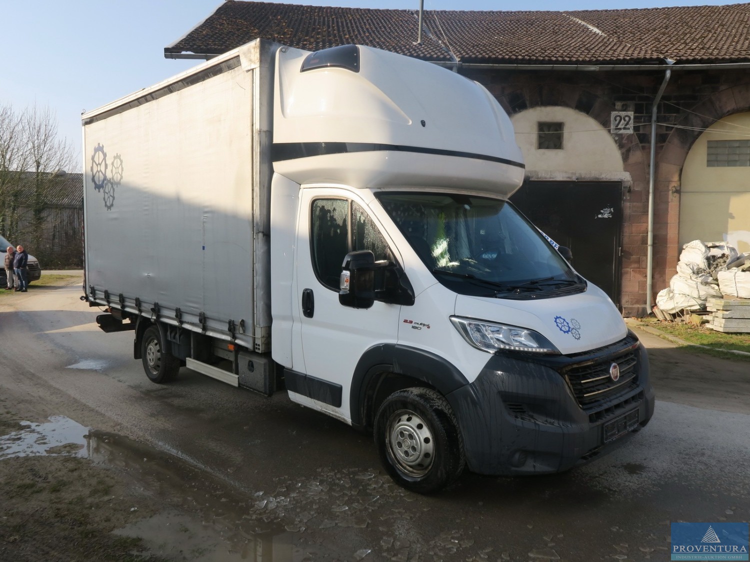 Aus Insolvenz: Transporter Plane LBW FIAT Ducato Multijet2 180, EZ 2018, 500.000 km, Klimaautomatik, Alkoven
