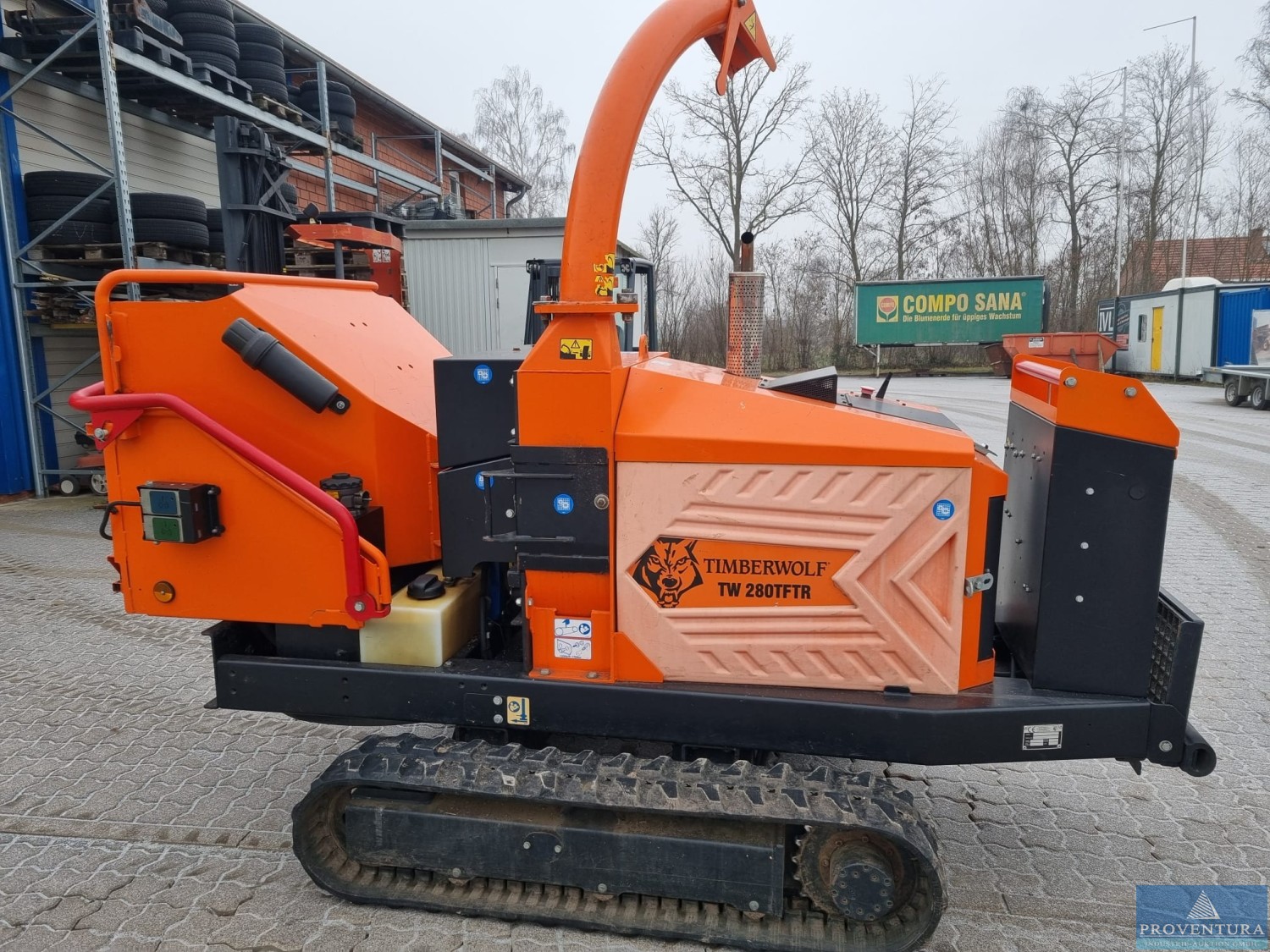 Versteigerung Raupen-Holzhäcksler TIMBERWOLF TW 280TFTR Bj. 2018