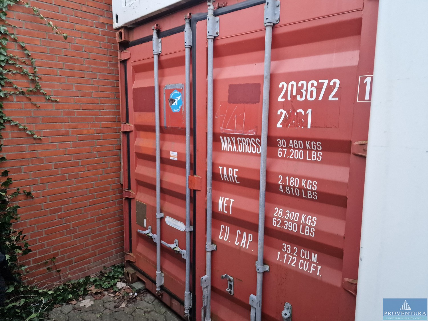 Insolvenzversteigerung: Seecontainer 20 Fuß – 27628 Raum Bremen – Bremerhaven – 10.04.2026 – 09:00:00 – Feedzy