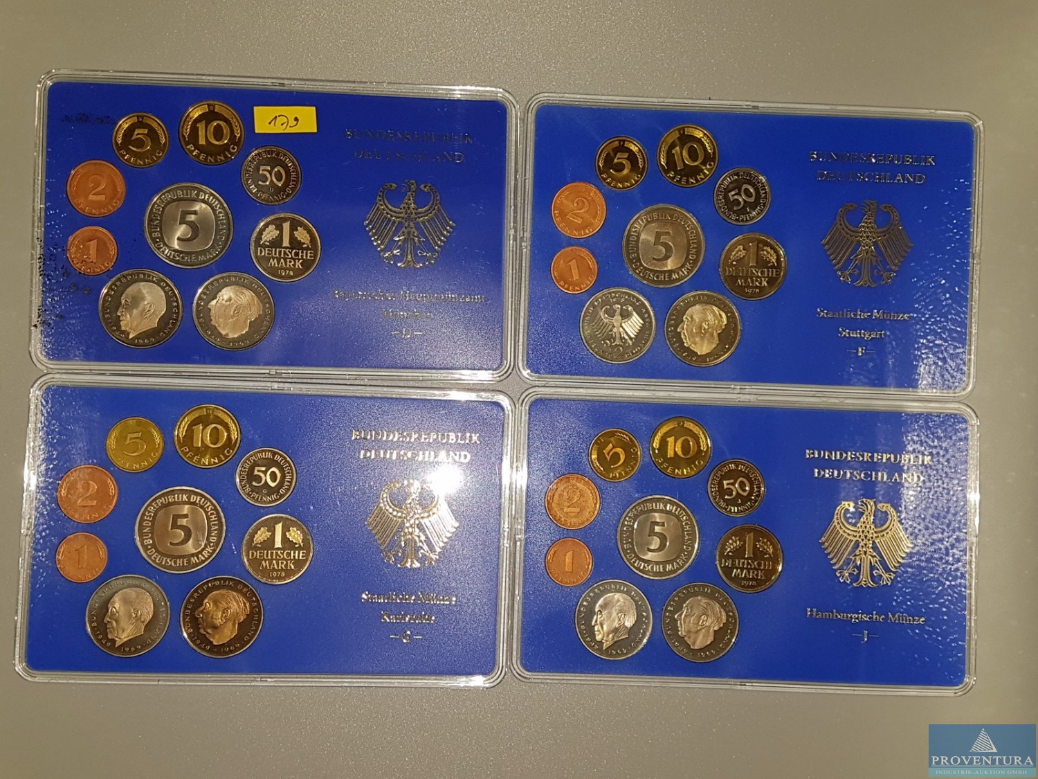 Münzversteigerung 169 Pos. Silber- und Umlaufmünzen KMS BRD, DDR, Ozeanien, Russland, Osteuropa, etc.