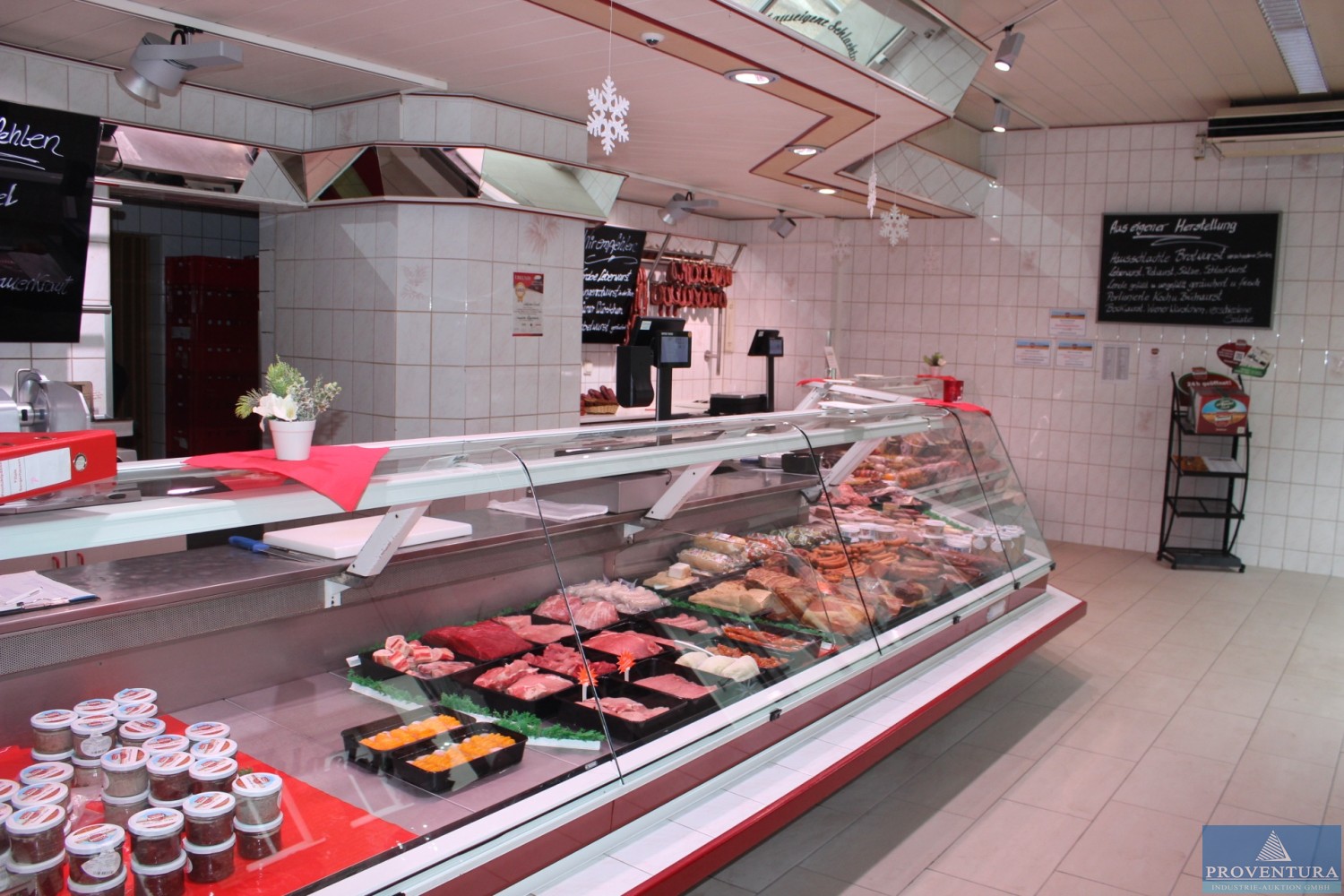 Insolvenzversteigerung 20 Positionen aus Filiale einer Landfleischerei