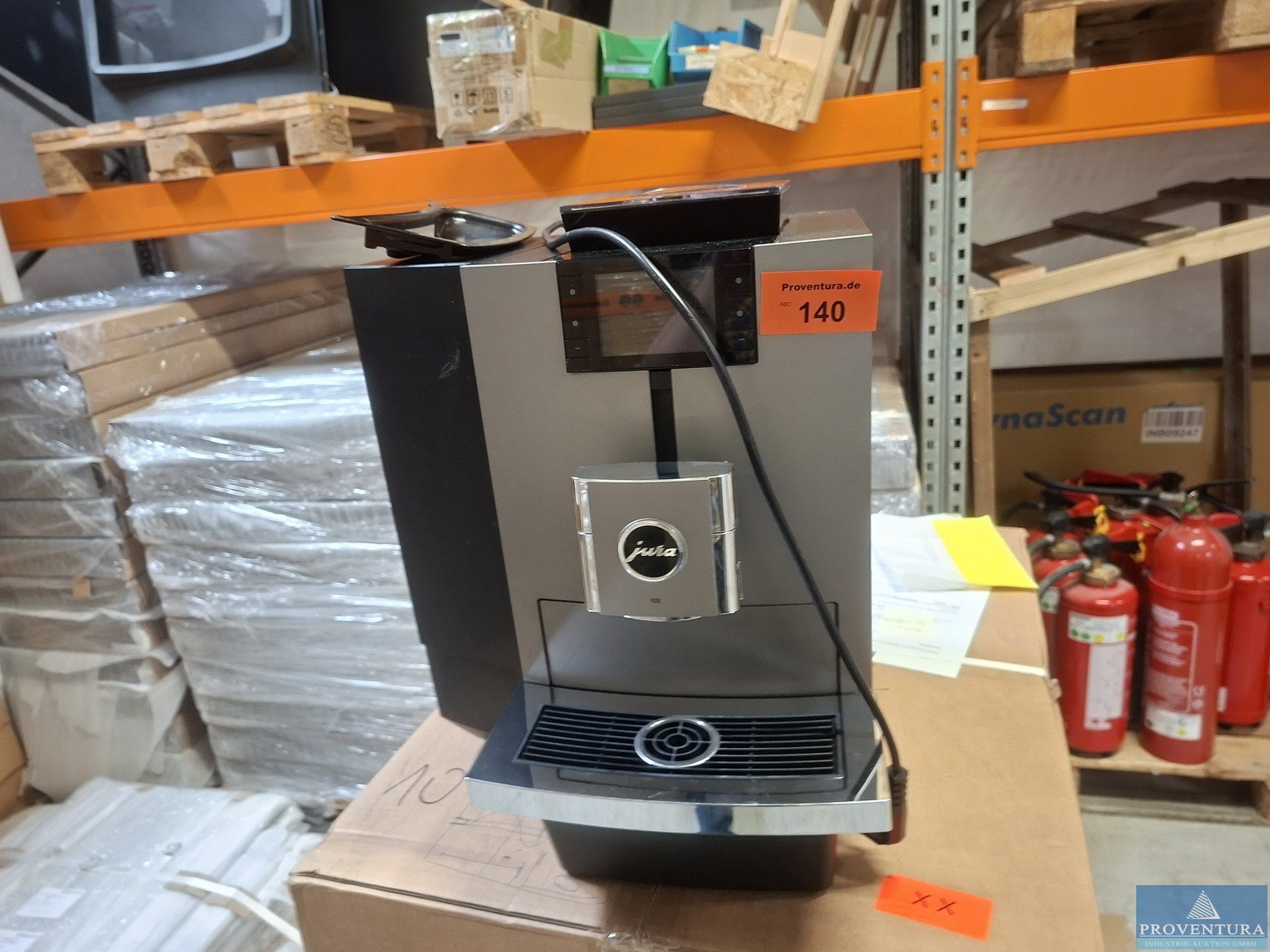 aus Leasing: Kaffeevollautomat Jura X10 Dark Inox, Kaffeevollautomat MELITTA Cafina XT6 , Milchkühlschrank MELITTA XT MC30, Tassenwärmer MELITTA XT CW30, 2x Kaffeevollautomat JURA X8 Platin
