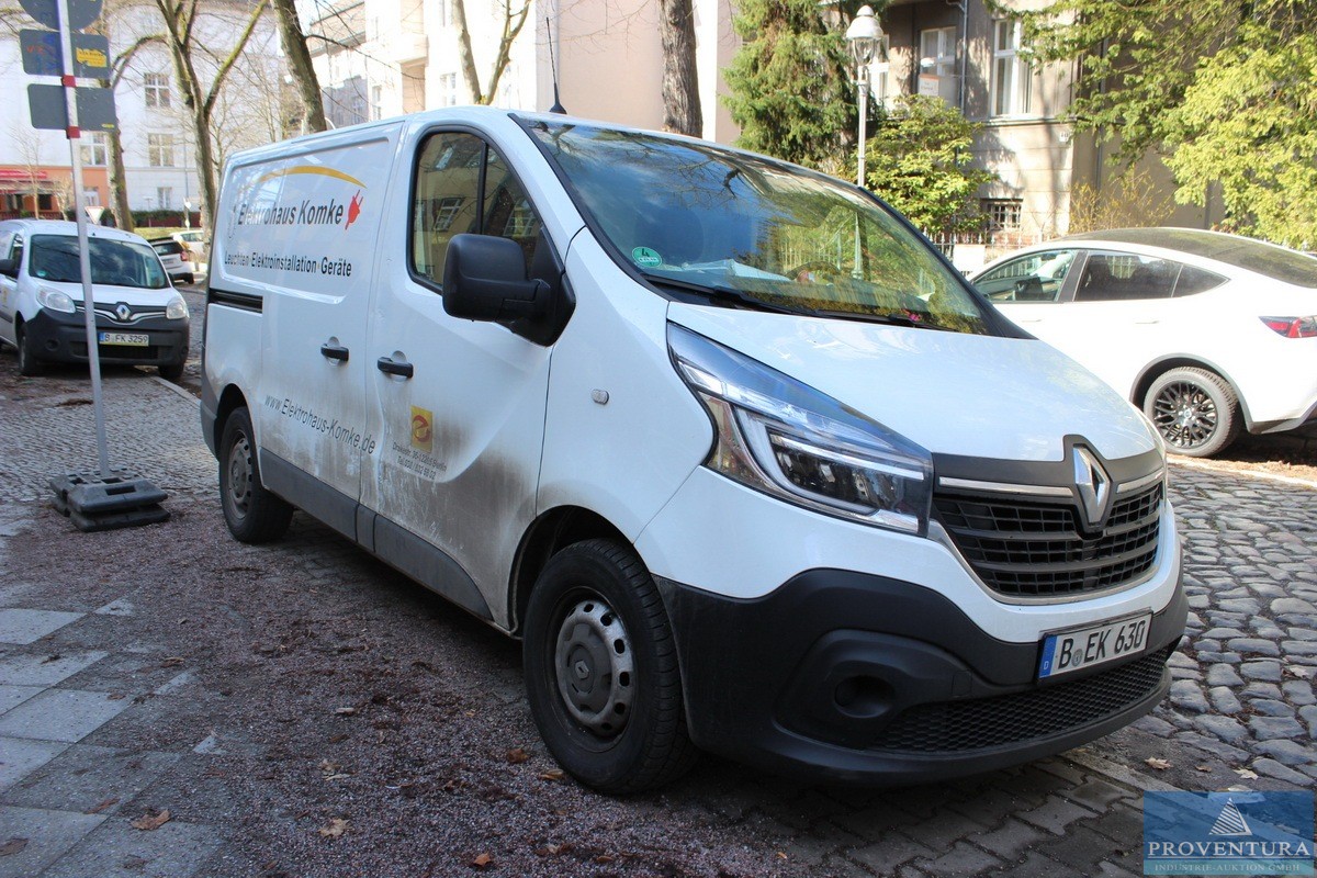 Insolvenzversteigerung 2x Transporter Renault Trafic dCi 120 EZ 2020