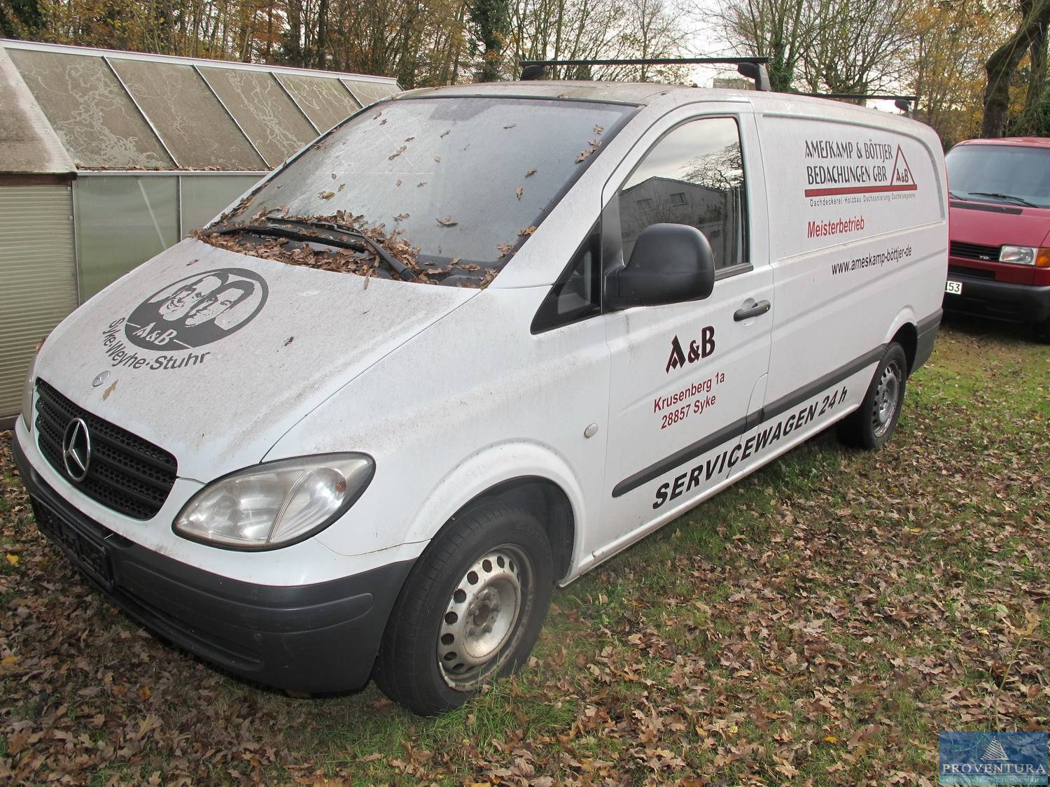 Dachdeckerei Handmaschinen Mercedes-Benz Vito, Raum 27 Mittelweser