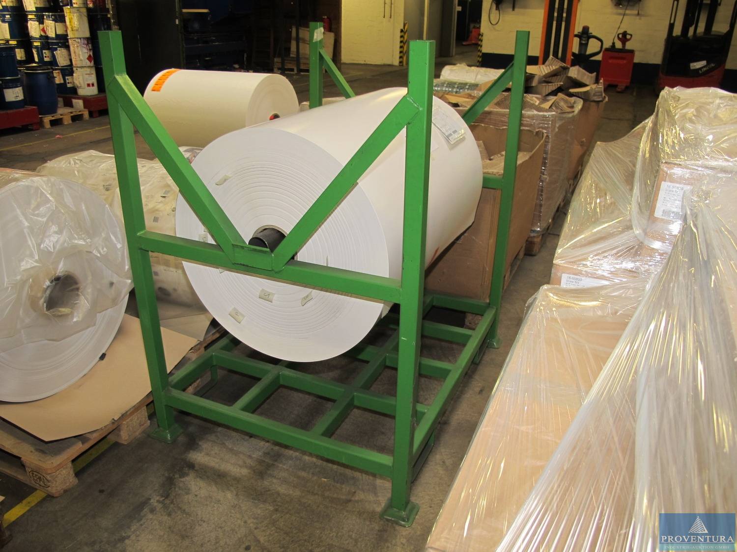 Lagerbock für schwere Rollenware | Proventura Online-Auktion