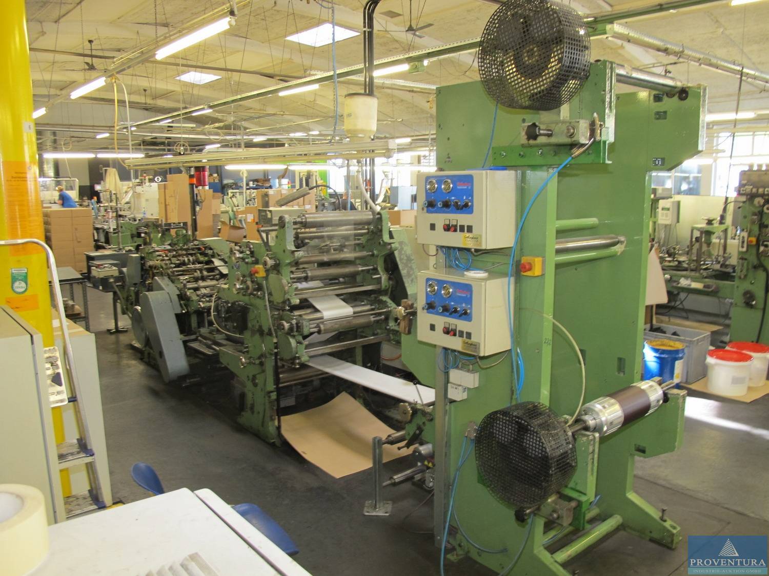 Blockbodenbeutelmaschine M10 FISCHER & KRECKE und weitere Artikel