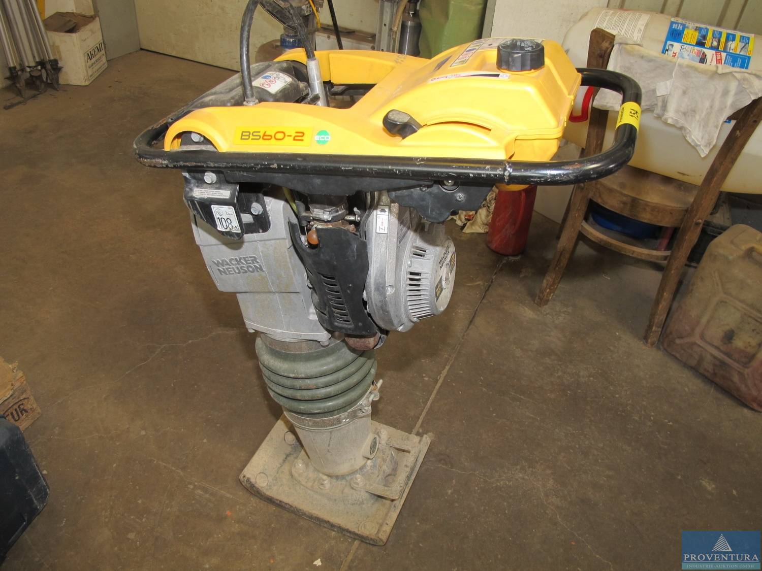 Stampfer WACKER NEUSON BS 602 Proventura OnlineAuktion Stampfer WACKER NEUSON BS 602 Proventura OnlineAuktion