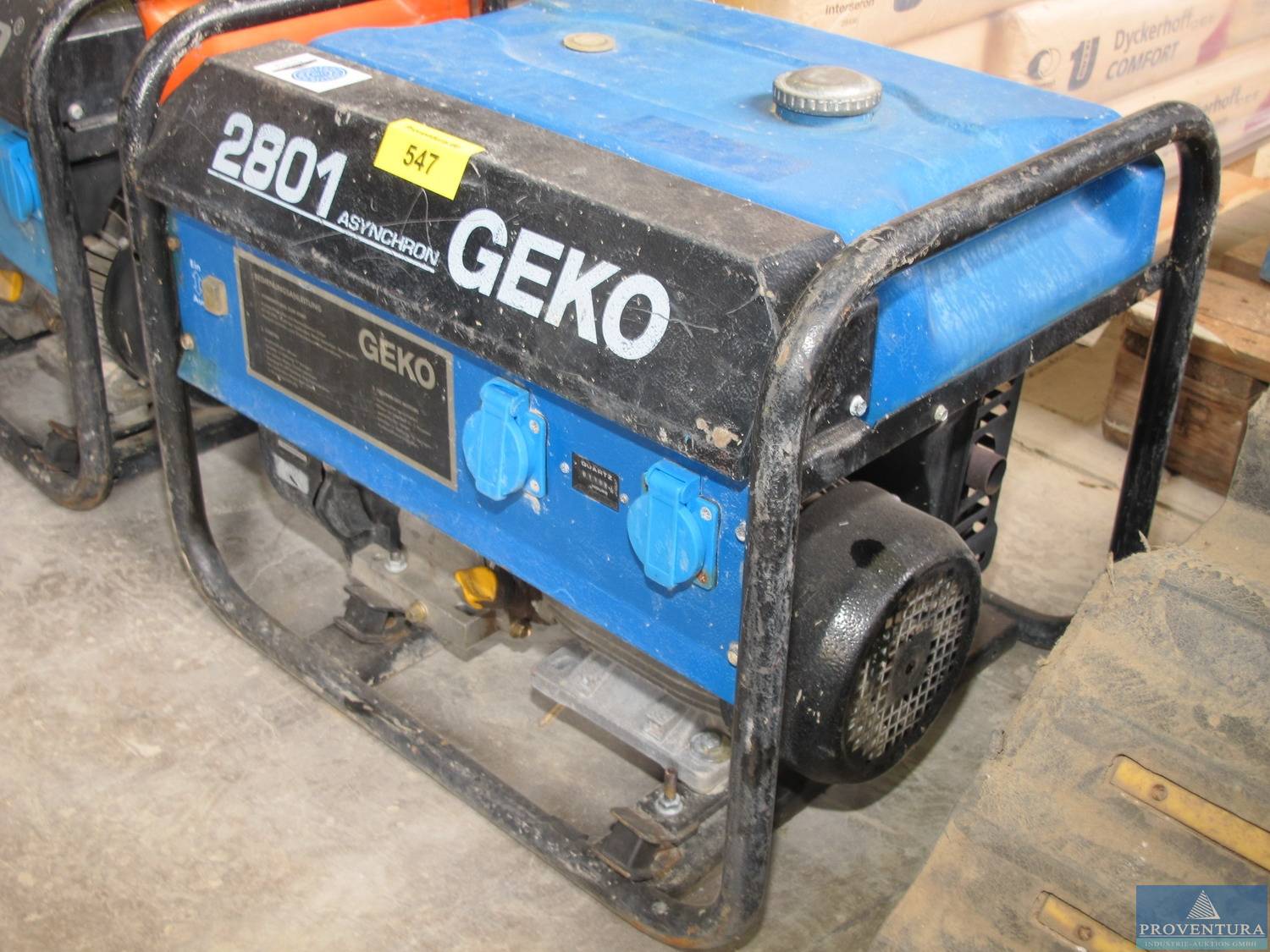 Stromerzeuger GEKO 2801 Asynchron | Proventura Online-Auktion