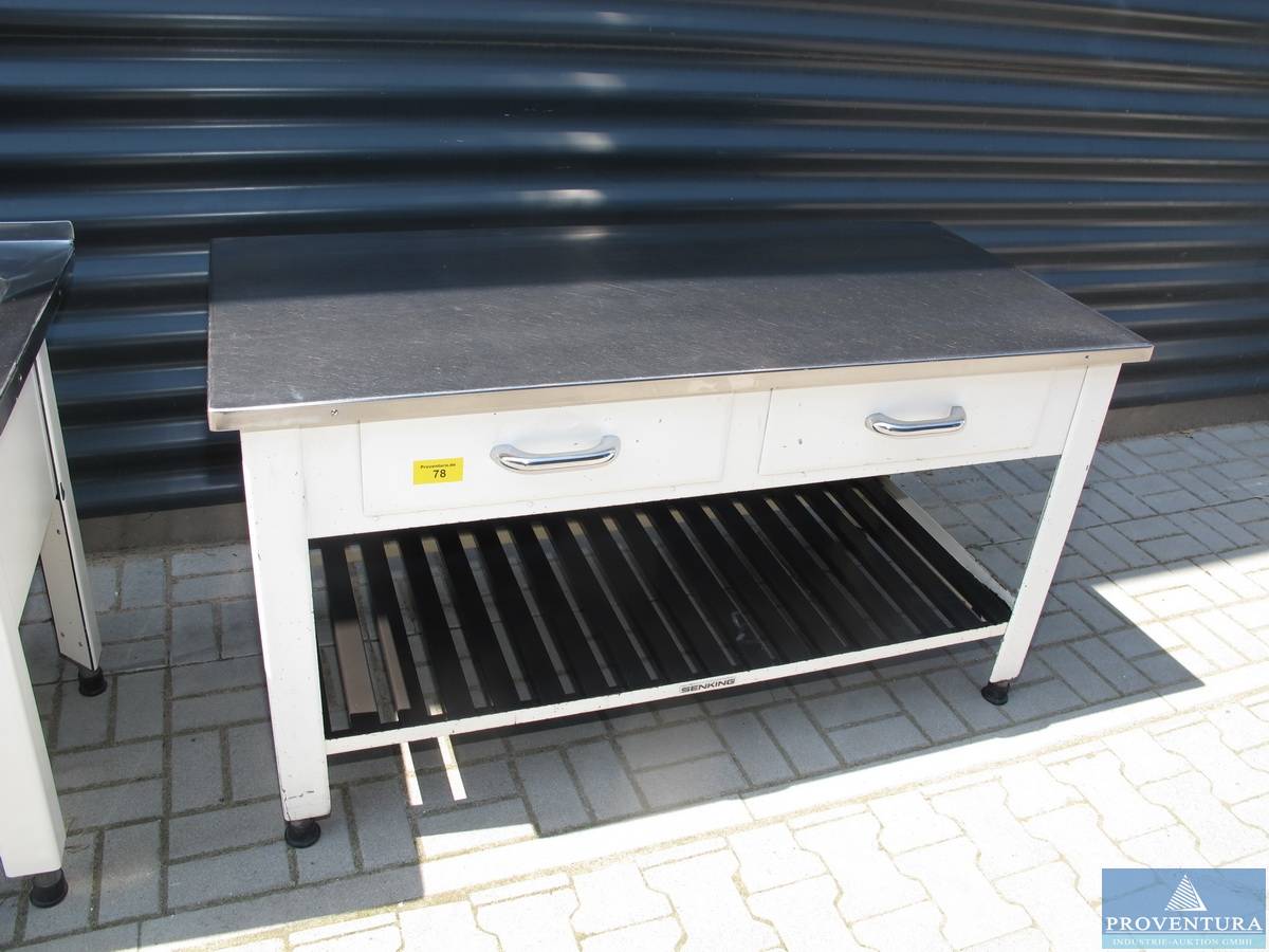 Küchen-Arbeitstisch Edelstahl/Metall | Proventura Online-Auktion