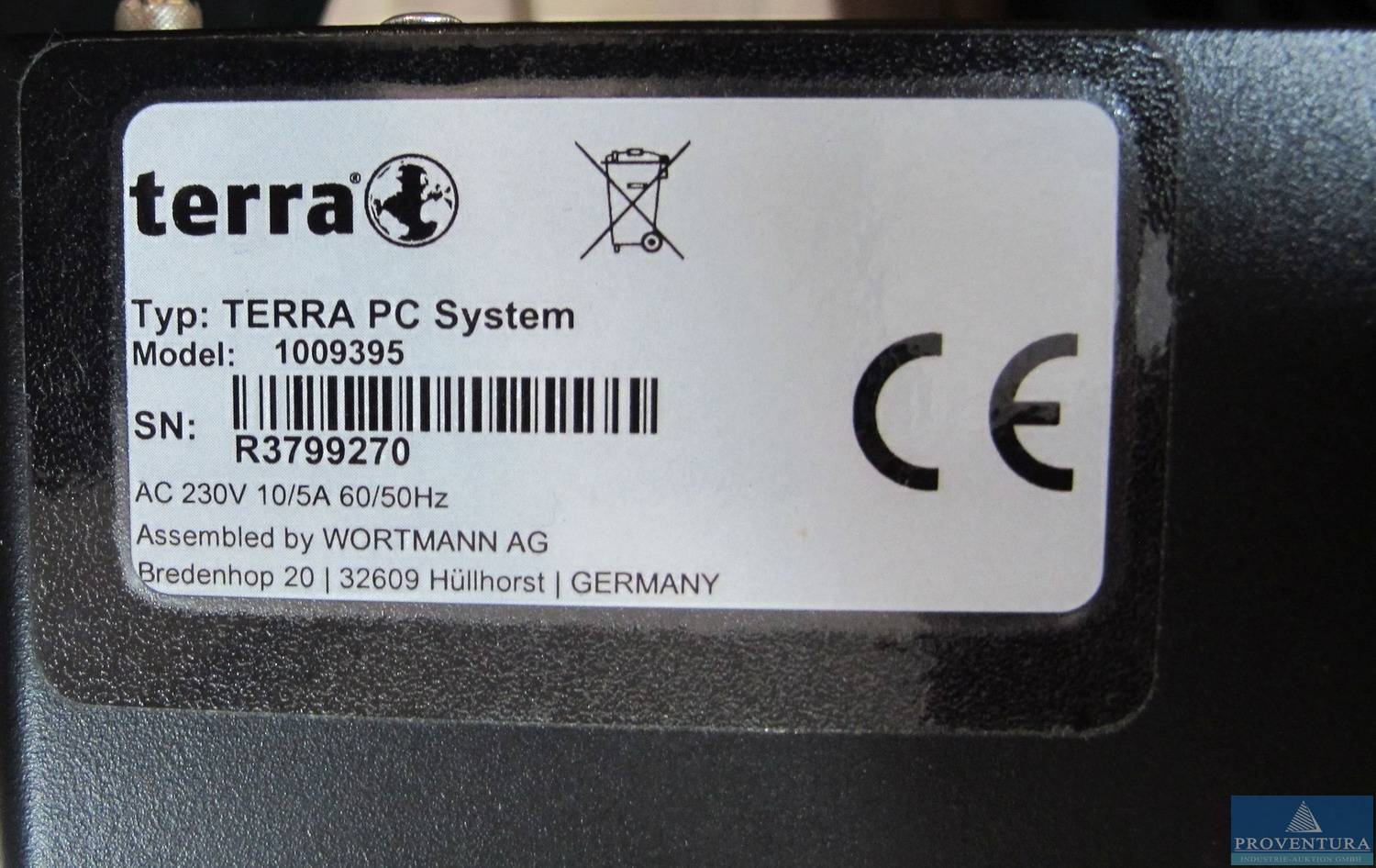 PC TERRA Modell 1009395 | Proventura Online-Auktion