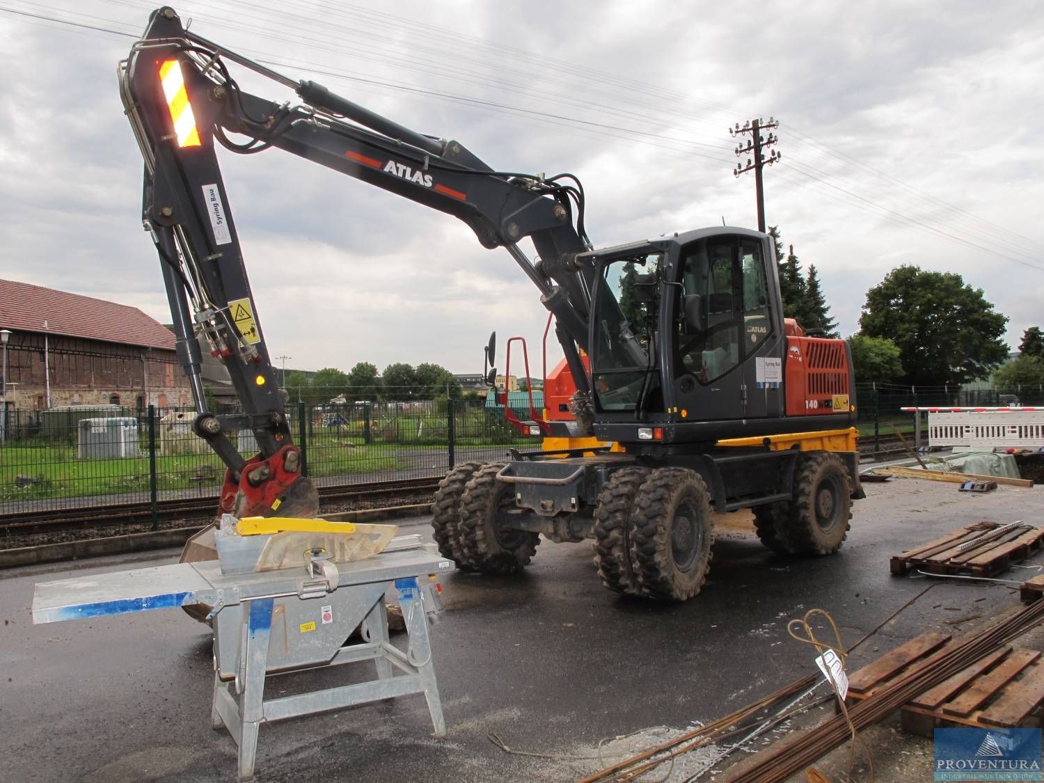 Mobilbagger ATLAS 140 W Bj. 2013 mit Zubehör