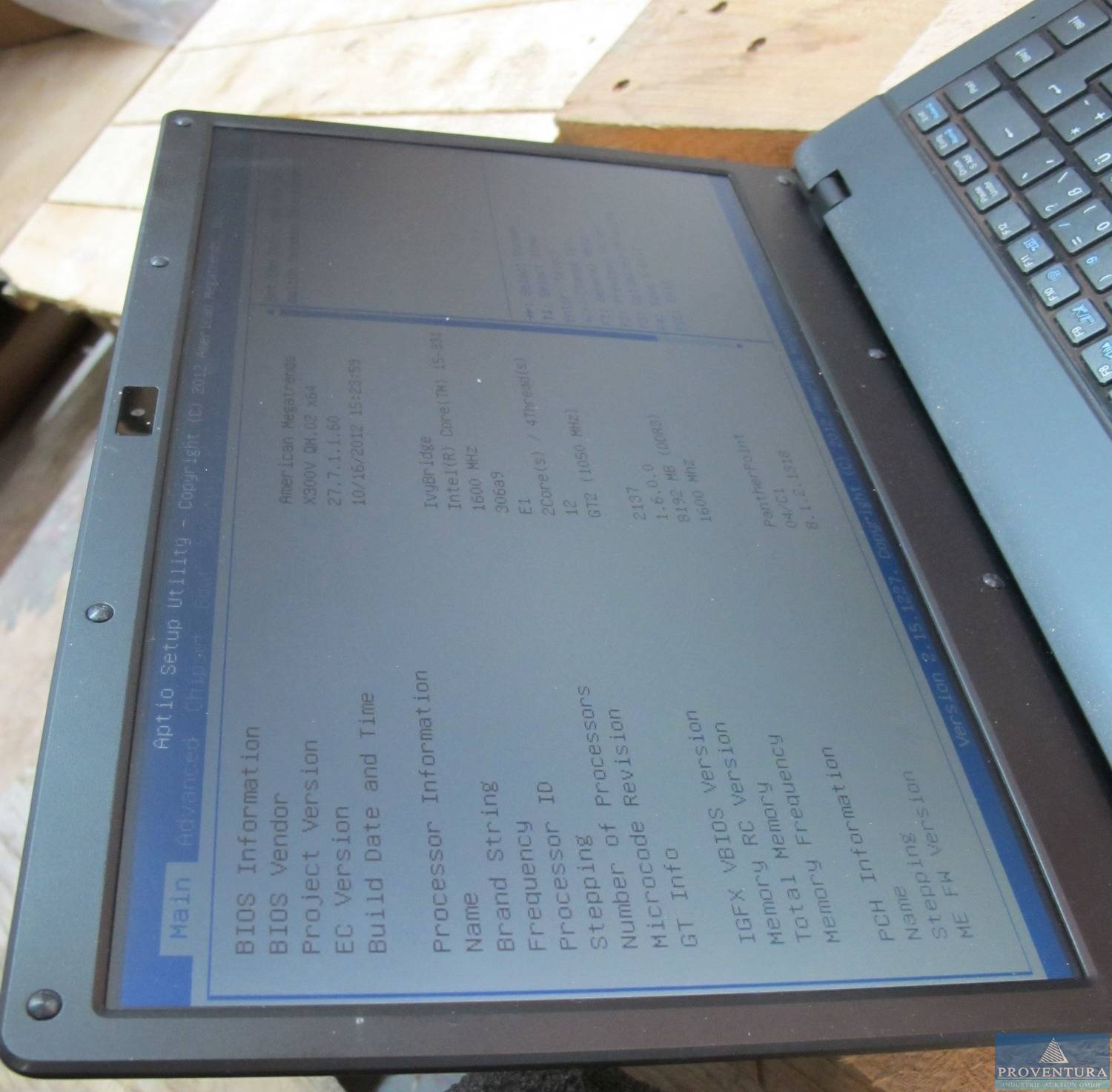 Notebook AQUADO X300V Proventura OnlineAuktion