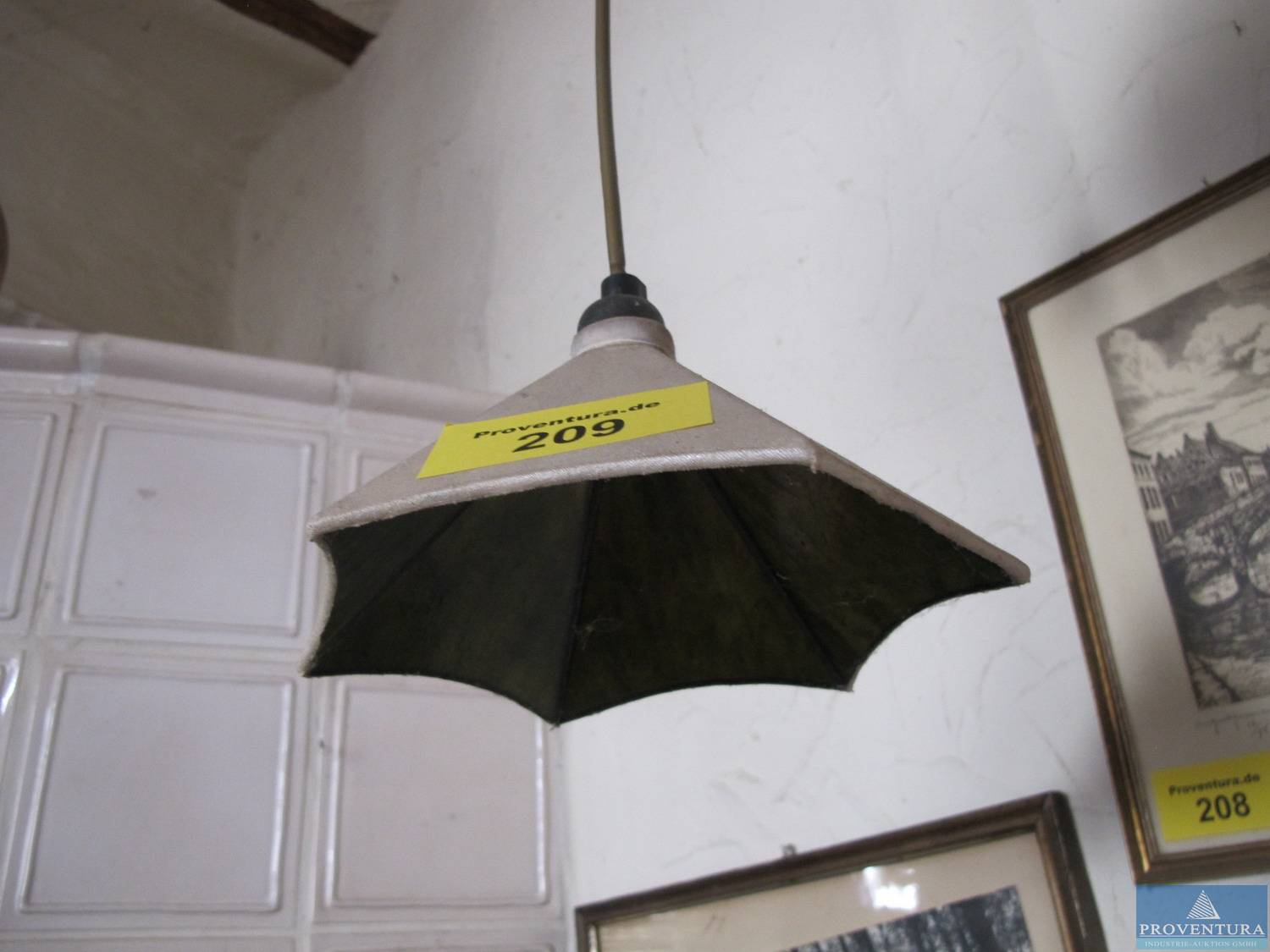 Decken-Pendelleuchte ø ca. 22 cm | Proventura Online-Auktion