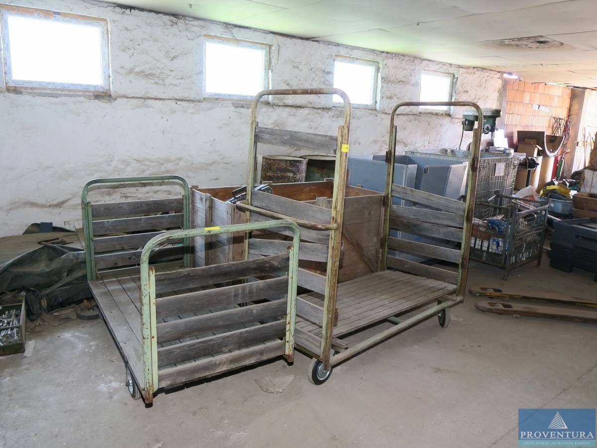 Nachverkauf: Containerdienst, Palettenbau, Recycling, Container, Lkw, Anhänger, Maschinen,