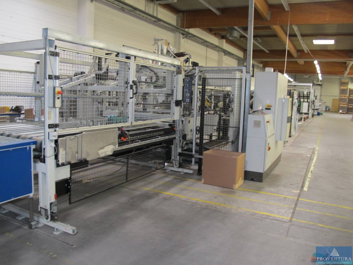 ca. 100 Pos. Maschinen u. Inventar Karton-Verpackungsherstellers