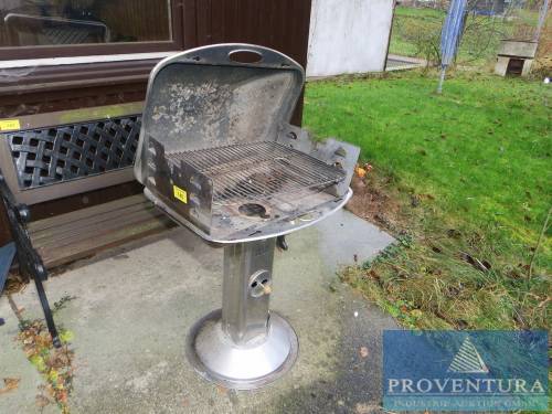 Edelstahl-Säulengrill