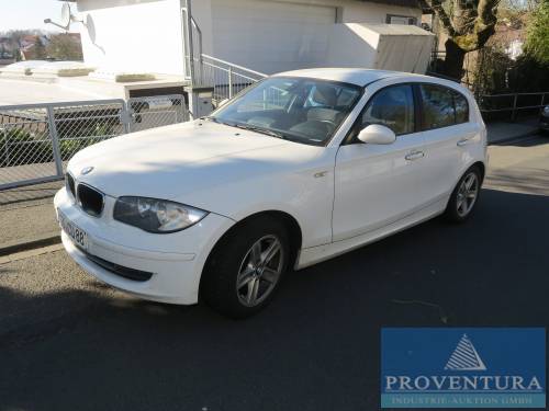 Versteigerung: BMW 118d E87, EZ 2008, 129.000 km, Navi, AHK, scheckheftgepflegt bei BMW