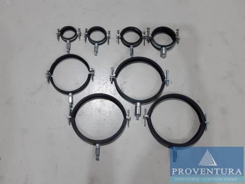 Versteigerung Sonderposten: 9.000 Schraubrohrschellen, 57 – 200 mm, 16 Paletten, versandfertig verpackt – 16761 Henningsdorf – 04.07.2022 – 09:30:00 – Feedzy