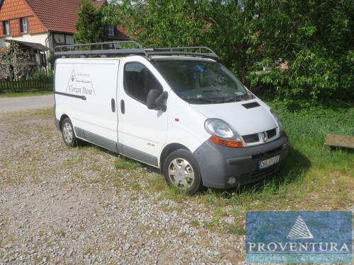 Fahrzeugauktion: Lkw geschl. Kasten RENAULT Trafic II 1.9 dCi, EZ. 18.07.2002, ca. 190.000 km – 38723 Seesen – 06.07.2022 – 10:00:00 – Feedzy