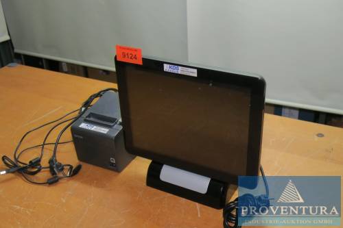 PC-System aus ehemaligem Kassenarbeitsplatz MULTI DATA SAM4S Titan-S260