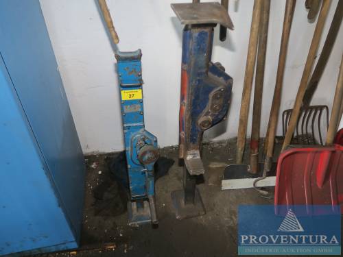 Stockwinden Stahl blau ca. 2 St.