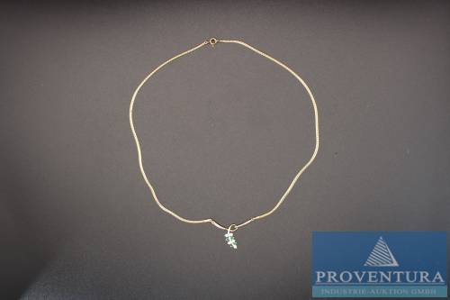 Collier Gelbgold 585/- Länge ca. 45 cm
