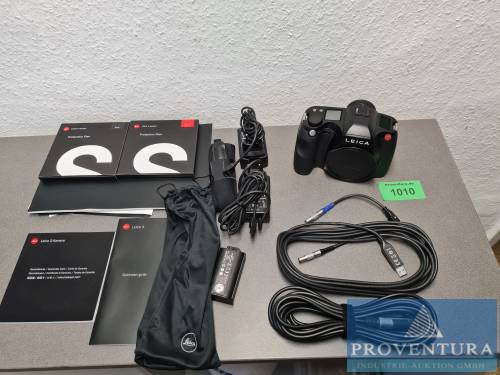 Aus Leasing: Spiegelreflexkamera Body LEICA S 007, angeschafft 09.2016 für ca. 11.840 €