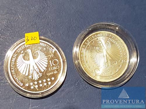 Silbermünzen Bundesrepublik Deutschland 10 Euro Franz Liszt 2011 KM295