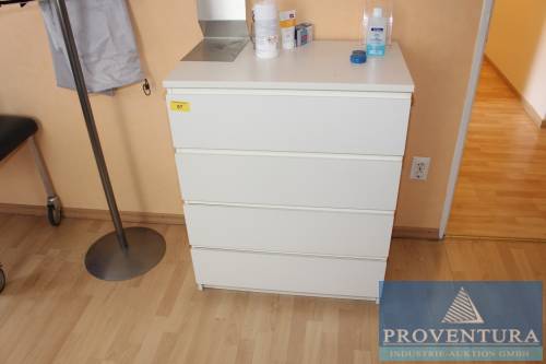 Schubladenschrank weiss ca. 60x100h cm