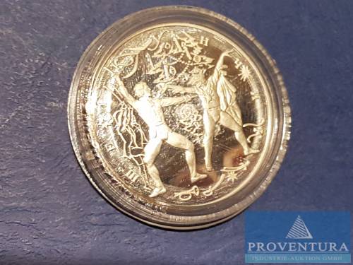 Silbermünze Russland 3 Rubel 1996 pp Nussknacker